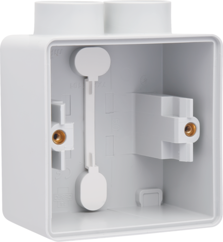 [NK700-84102] Boîte en saillie étanche pour 1 fonction, avec 2 entrées m20 gris