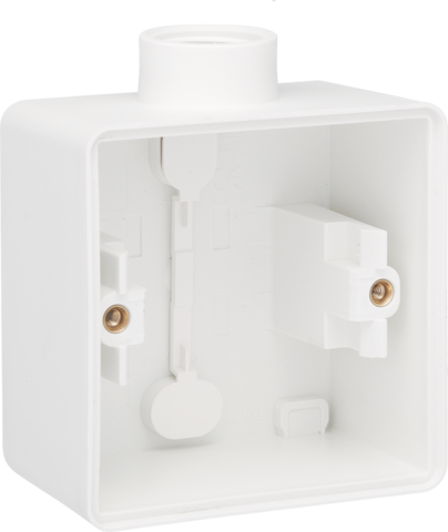 Boîte en saillie étanche pour 1 fonction avec 1 entrée m20 blanc