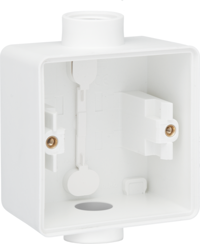 [NK701-84111] Boîte en saillie simple étanche pour 1 fonction, 2 entrées m20 blanc