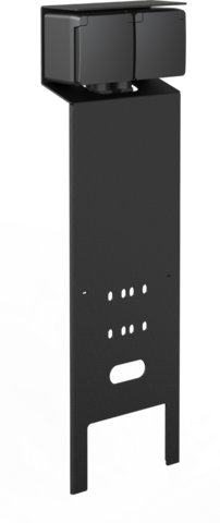 [NK761-36655] Borne de jardin étanche aux proj d'eau, 2 prises broche de terre