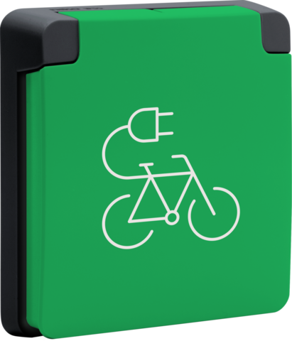 Borne de recharge vélos étanche 16a, broche de terre, vis