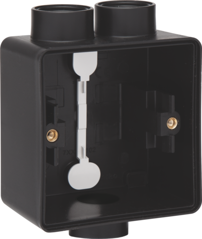 [NK761-84112] Boîte en saillie étanche pour 1 fonction, 3 entrées m20 noir