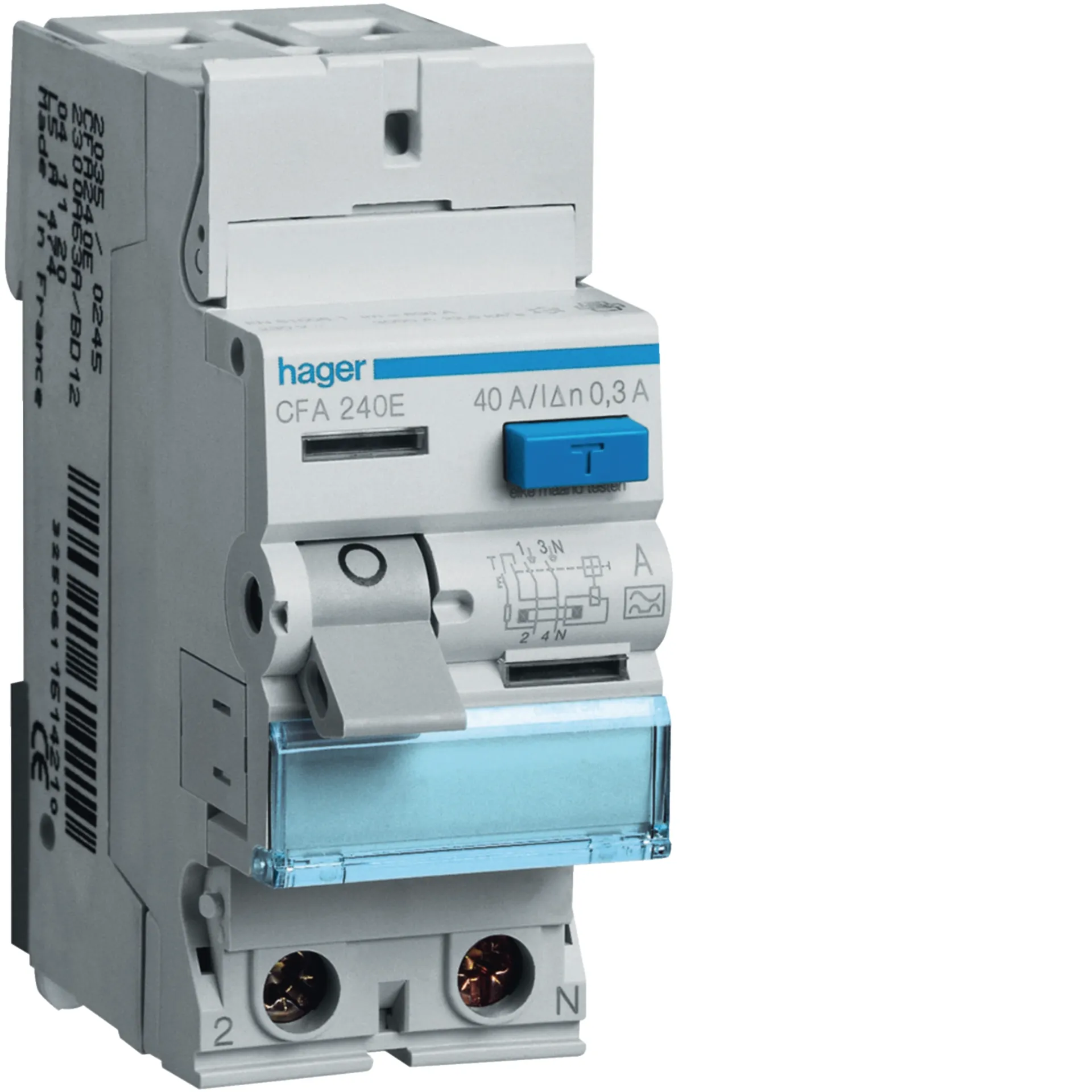 [HACFA240E] Interrupteur différentiel 2P 40A 300mA type A