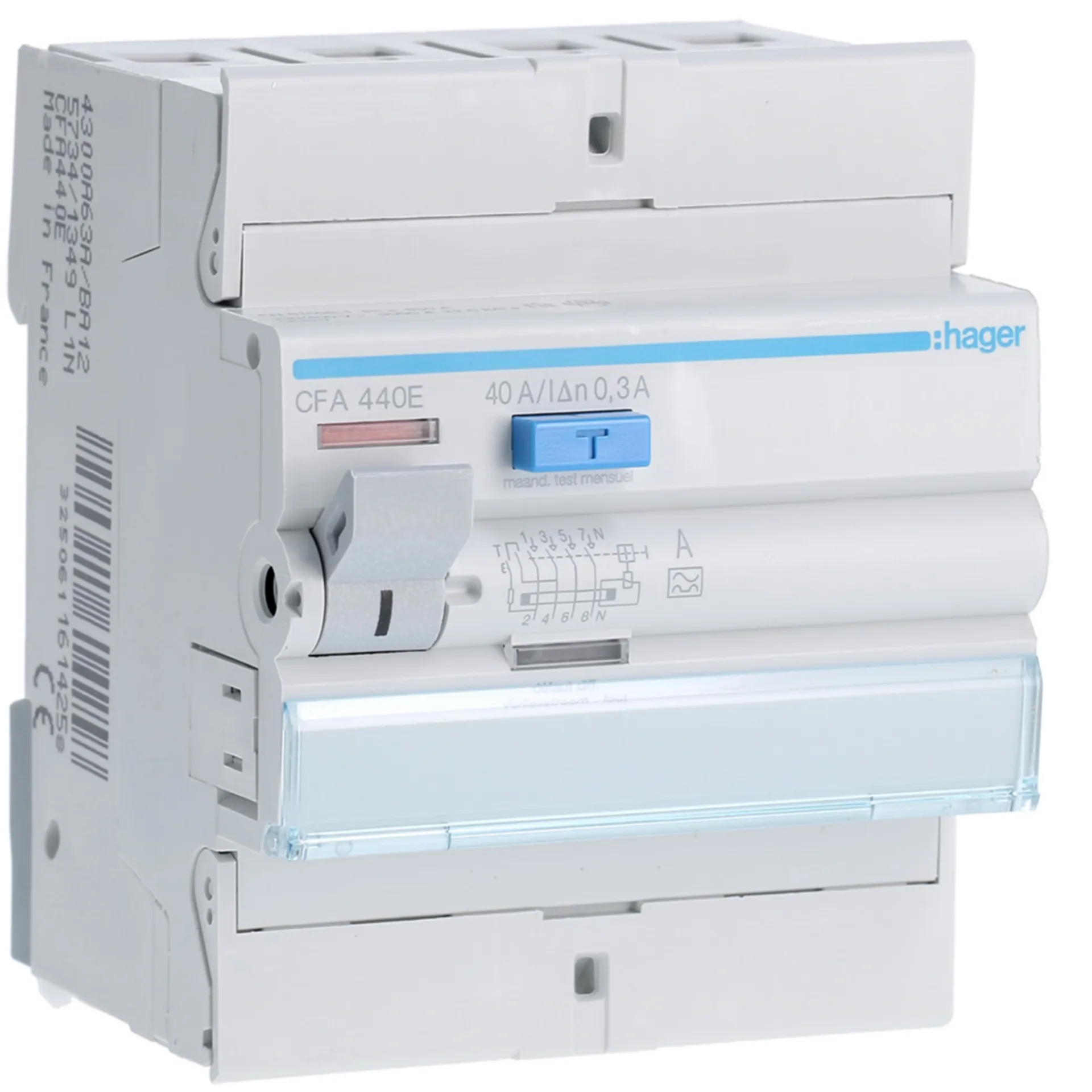 [HACFA440E] Interrupteur différentiel 4P 40A 300mA type A