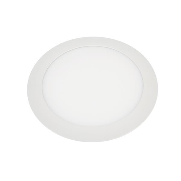 DOWNLIGHT ROND ENCASTRE 20W Φ225 4000K BLANC 5ANS