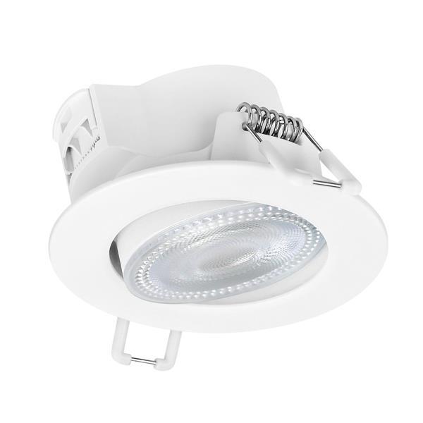 [EUL145-68906] SPOT LED ENCASTRE ORIENTABLE 5,5W 550LM 38° 220V 3CCT IP44 BLANC