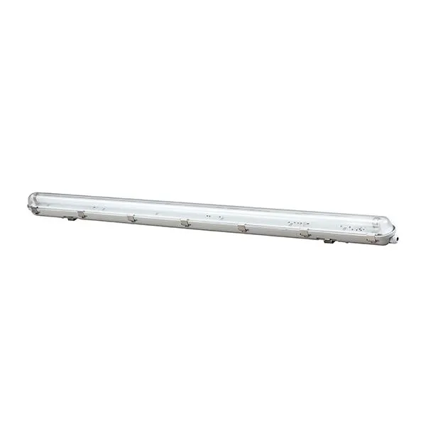 HERMETIQUE 1X120CM AVEC TUBE LED 1X18W 4000K CLIPS INOX