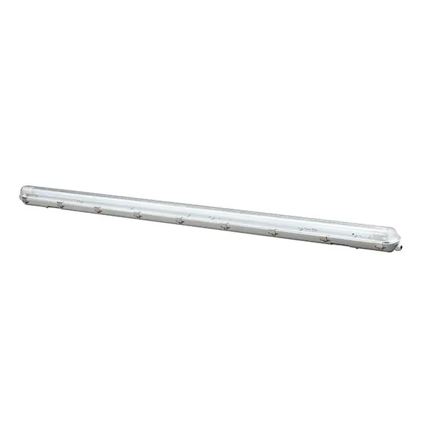 HERMETIQUE 1X150CM AVEC TUBE LED 1X24W4000K CLIPS INOX