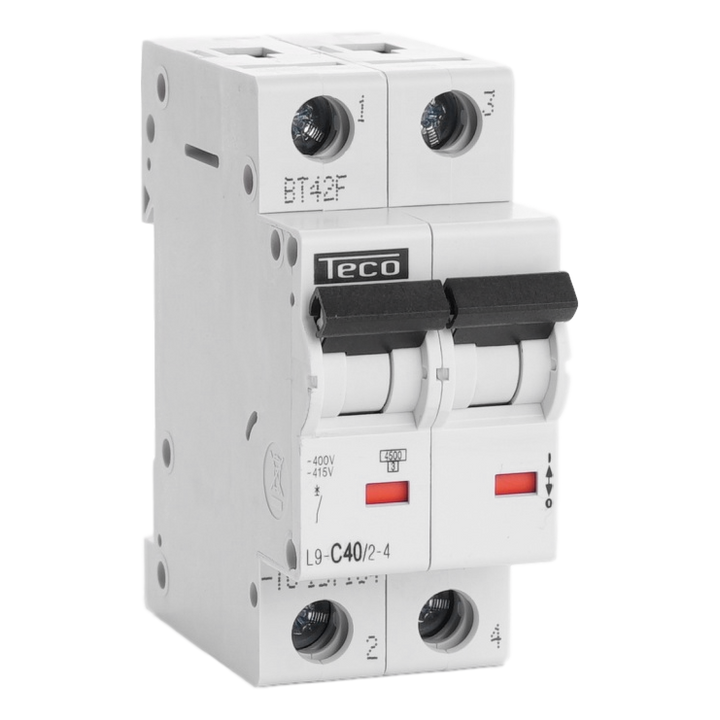 [TECOFGL9C4024] Disjoncteur Teco 2P 40A 4,5kA Courbe C
