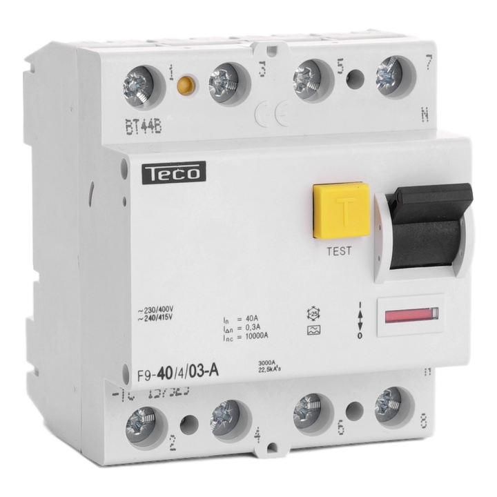 [TECOFGF940403A] Interrupteur différentiel Teco 4P 40A 300mA Type A