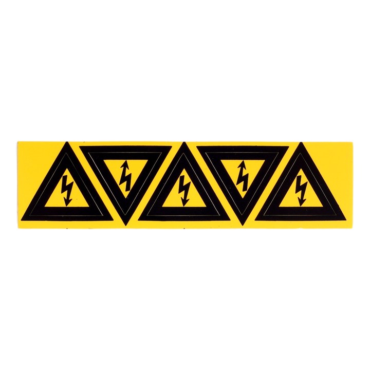 Triangle sécurité vinyl 25mm - 10 pièces