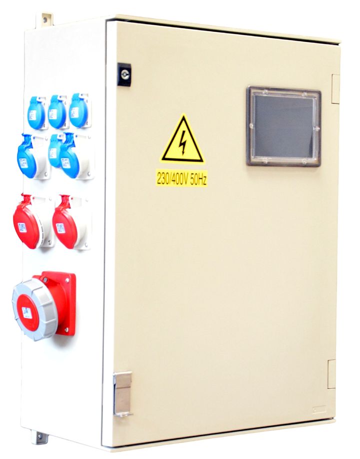 [TECOMIRKO63] Coffret chantier MIRKO 63A + mod. racc. 25x60 + commut. rés.