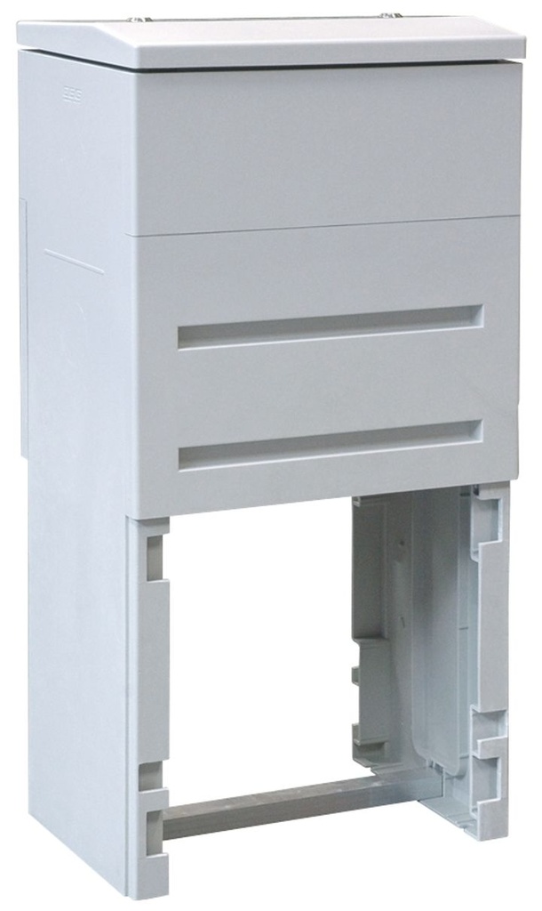 [TECOSKSDU1] Armoire de trottoir DIN 1 Ht220 + toît  + fermeture panneton