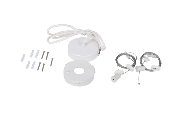 [TECOTHIC060PENDKITW] Kit de suspension HILO ø 600 Blanc  L150