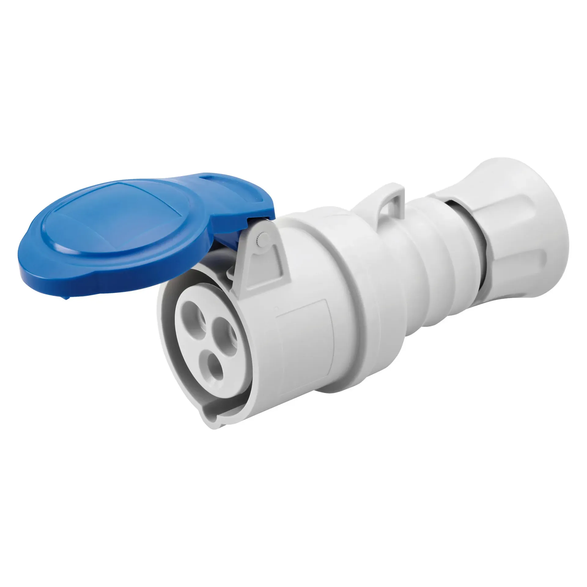 [GW62015FH] Gewiss Fiche femelle volante bleu 32A 2P+T connexion rapide 230V 6H