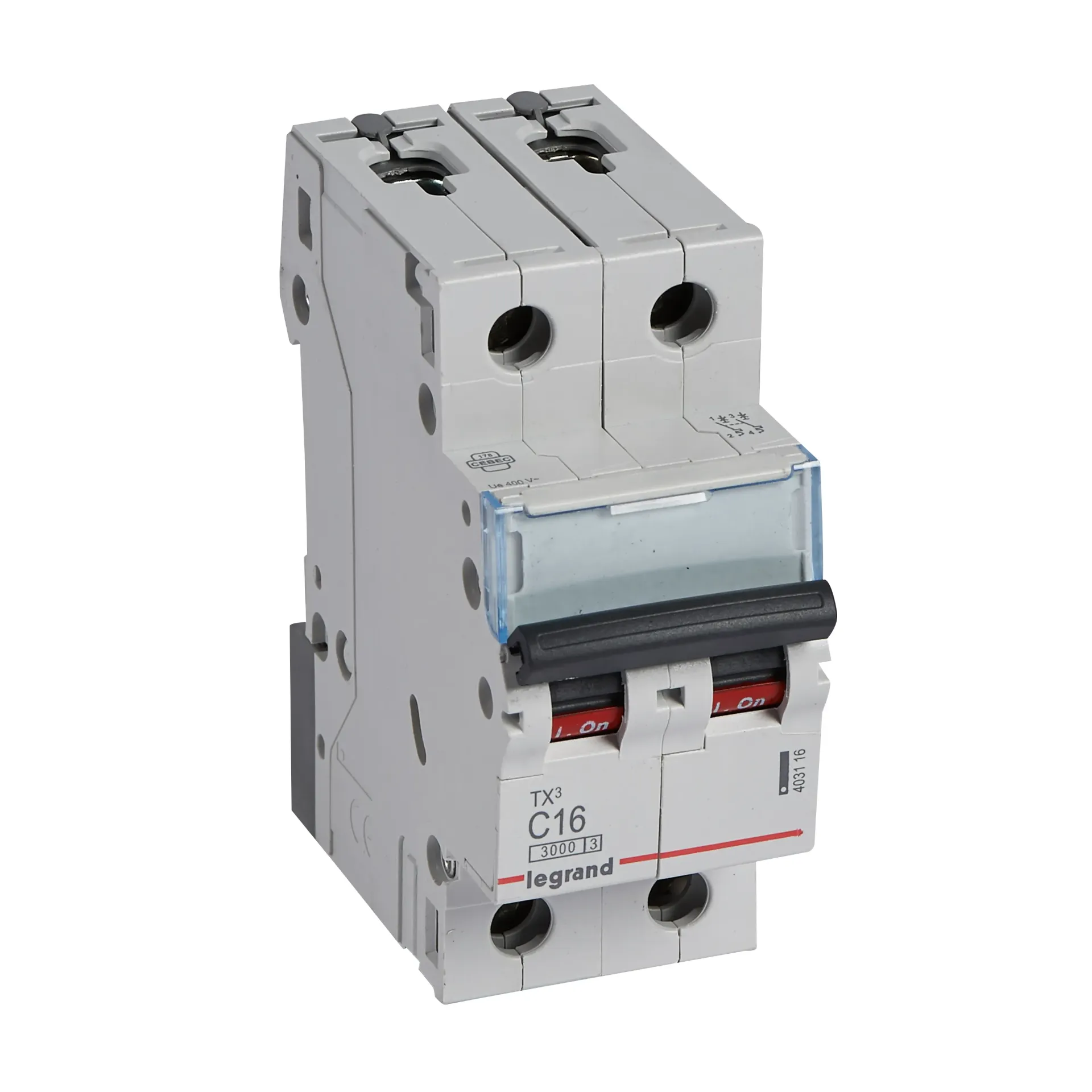 [LEG403116] Disj. TX³ 3000A 2P C16 230/400V - 2 modules