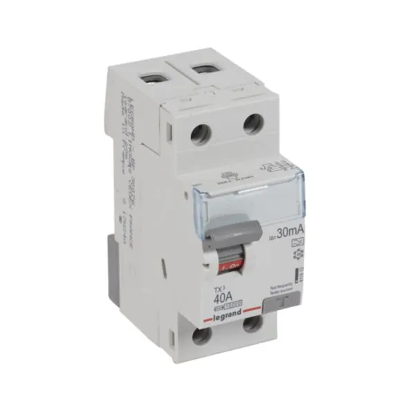 Inter diff TX³ 2P 30mA 40A Type A - 2 modules