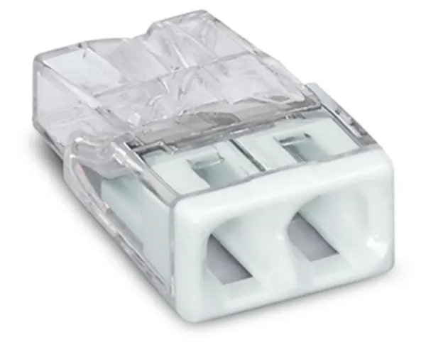 [WAG2273202] Bornes pour boîtes de dérivation COM Borne pour 2 conducteurs transparent, max. 2,5 mm²