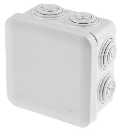 Legrand 092012 Plexo Junction Box 80x80x45mm IP55 IK07 7 Membrane