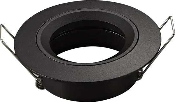 [FAN4014271] SATURN spot à encastrer fixe GU10 (hors amp.) noir 80mm